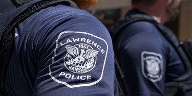 LKPD patch shot on Tshirt shoulder