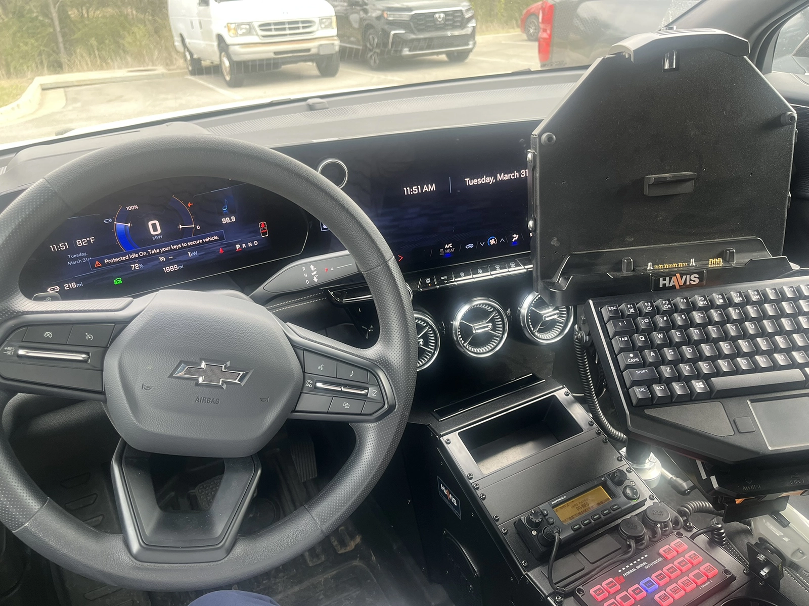 EV Blazer Dash and Computer